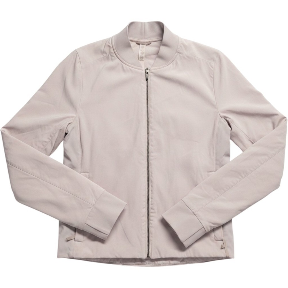 Lululemon Lab Women 4 Pink Full Zip Bomber Jacket Recycled Polyester Filling